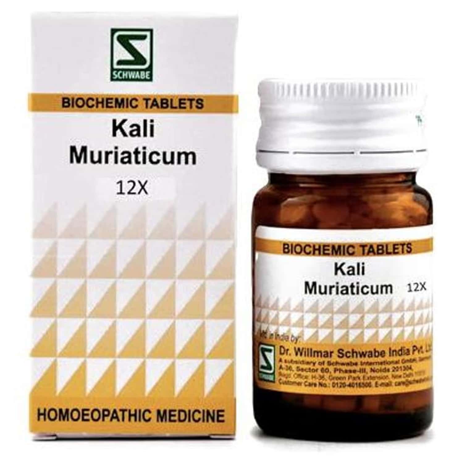 Dr. Willmar Schwabe India Kali Muriaticum Biochemic Tablet 12x 20 No's