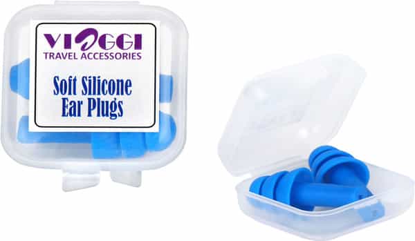 Viaggi Soft Silicone Blue Ear Plugs - Set Of 2