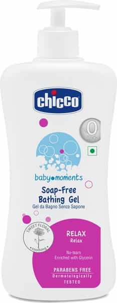 Chicco Baby Bathing Gel Relax Pink Bottle Of 500Ml