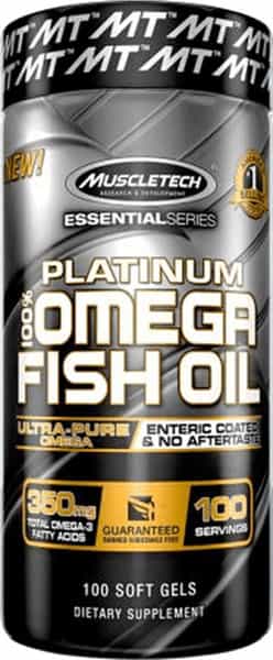 Muscletech Platinum 100% Omega Fish Oil Capsule 100