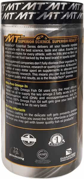 Muscletech Platinum 100% Omega Fish Oil Capsule 100