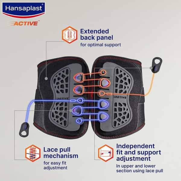 Hansaplast Active Lace Pull Ls Support Osfm