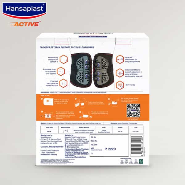 Hansaplast Active Lace Pull Ls Support Osfm