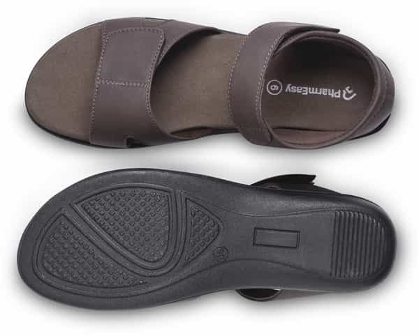 Pharmeasy Diabetic & Orthopedic Women Sandals (Fashion Range-2) Brown Color Size 5