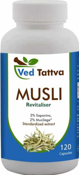 Ved Tattva Musli 120 Capsules (Pack Of 4)