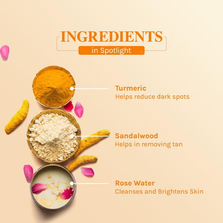 Lotus Herbals Radiance Boost Ubtan Face Scrub 100gm ( Pack Of 2 )