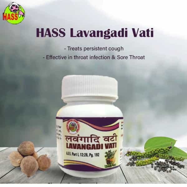 Hass Lavangadi Vati For Quick Relief From Sore Throat & Cough (1X40 Gram)