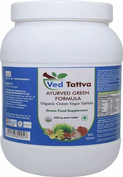 Ved Tattva Ayurvedic Green Formula - 900 Tablets