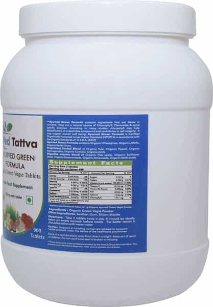 Ved Tattva Ayurvedic Green Formula - 900 Tablets