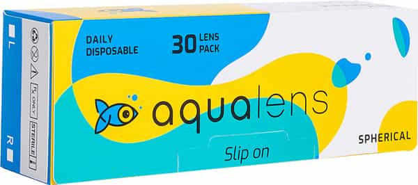 Aqualens Daily Disposable Contact Lenses (30 Lenses/Box) (-3)