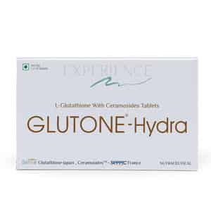 Glutone-hydra | Setria Glutathione With Ceramosidesc|for Glowing Hydrated Skin | Pack Of 10 Tablets