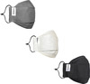 Carriall Adult Unisex 3 Layer Reusable Washable Cotton Mask (Camsm081) Pack Of 3
