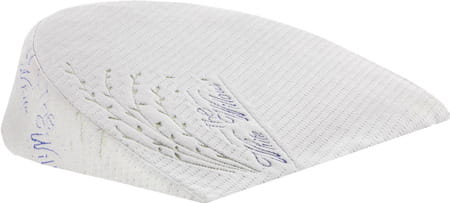 The White Willow Memory Foam Wedge Pregnancy Pillow For Maternity Belly Back Knee- C Shaped Multi