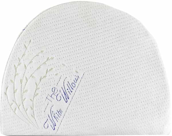 The White Willow Memory Foam Wedge Pregnancy Pillow For Maternity Belly Back Knee- C Shaped Multi