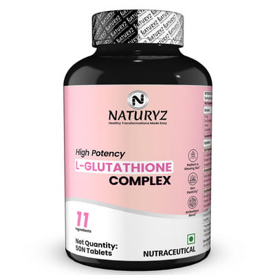 Buy NATURYZ L-GLUTATHIONE COMPLEX WITH SKIN PEPTIDE FOR RADIANT GLOWING & ELASTIC SKIN