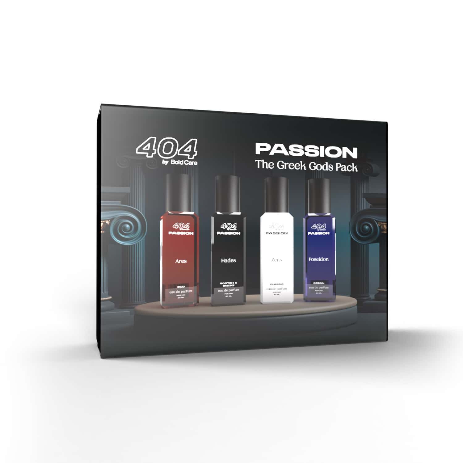 Bold Care All Flavours Greek Gods Longest Lasting 18% Edp Perfume Combo For Men | (4x20ml) - 80ml