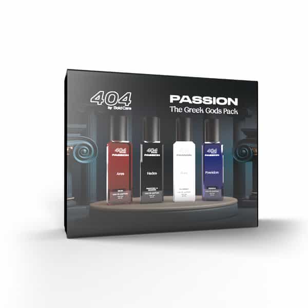 Bold Care All Flavours Greek Gods Longest Lasting 18% Edp Perfume Combo For Men | (4X20ml) - 80Ml