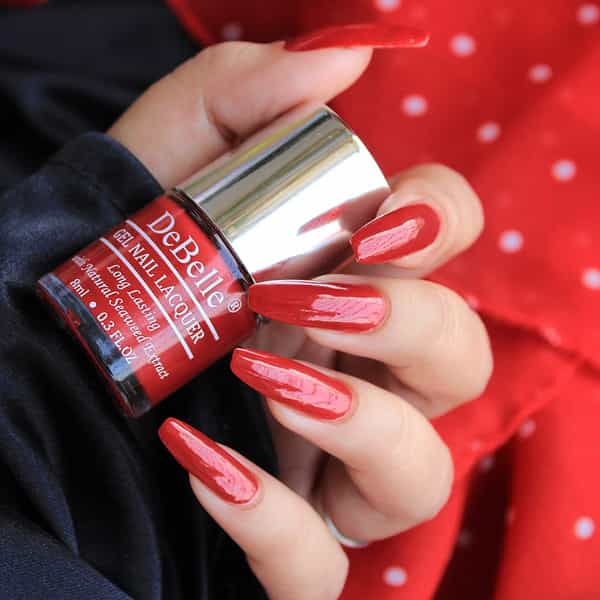 Debelle Gel Nail Lacquers Combo Set Of 4 Berry Punch Skittles - 32Ml (8Ml Each)Rakhi Gift