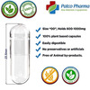 Patco Pharma - Size 00 White Empty Vegetarian Pill Capsule | Diy Powder Filling (Pack Of 500)