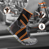 Tynor Ankle Binder Air Pro Black & Orange Small 1 Unit