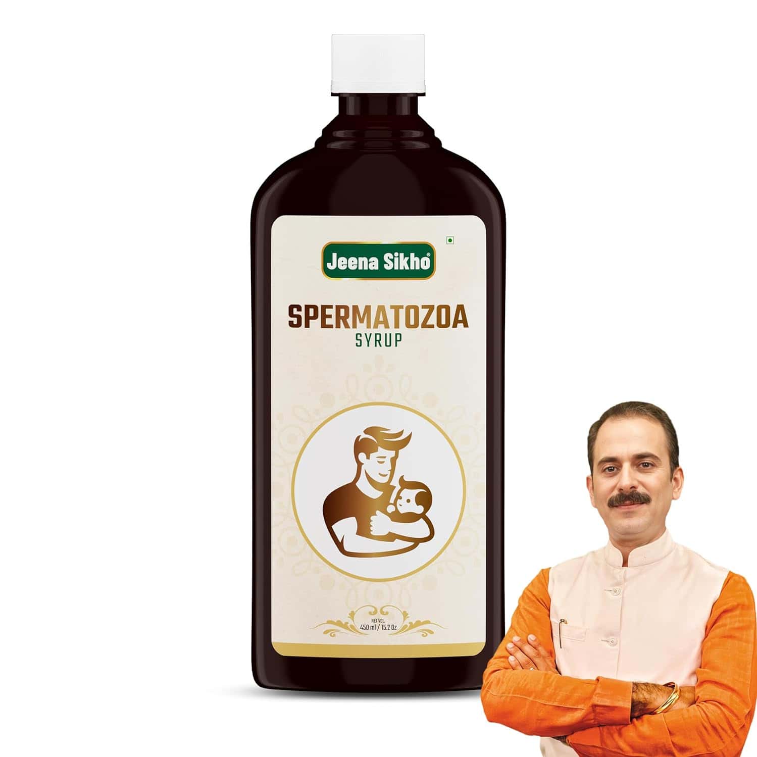 Jeena Sikho Spermatozoa Syrup | Sugar-free | Strengthen Immunity & Increases Energy Levels | 450 Ml
