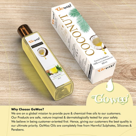 Go Woo 100% Pure Coconut Carrier Oil Skin Care