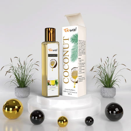 Go Woo 100% Pure Coconut Carrier Oil Skin Care