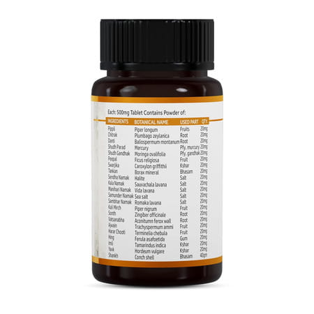 Jeena Sikho Mahashankh Vati For Digestive Wellness | Ayurvedic For Digestive Wellness 60 Tablets