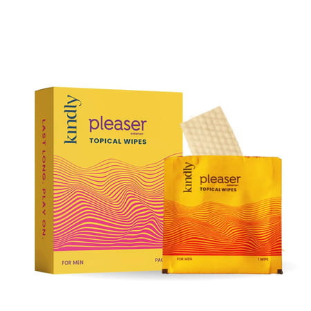Kindly Health Pleaser Delay Wipes For Men | 100% Topical Wipes | Discreet Delivery | Pack Of 10