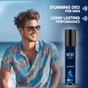 Neud Aquasurfer Perfumed Body Spray For Men| No Gas Deodorant With Long-Lasting Fragrance| 120Ml
