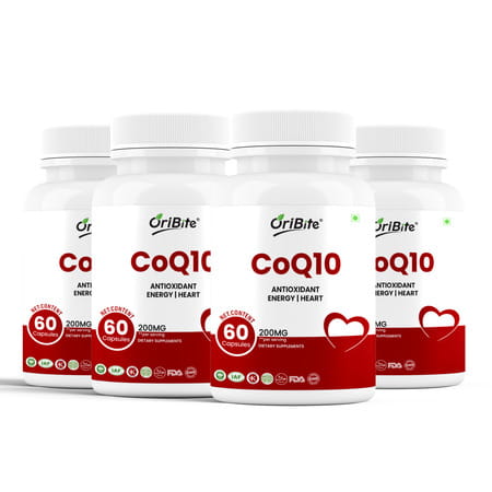 Oribite Coq10 200Mg Capsules For Heart & Energy Support 60 Capsules