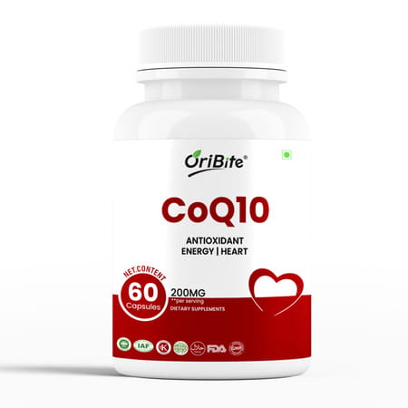 Oribite Coq10 200Mg Capsules For Heart & Energy Support 60 Capsules
