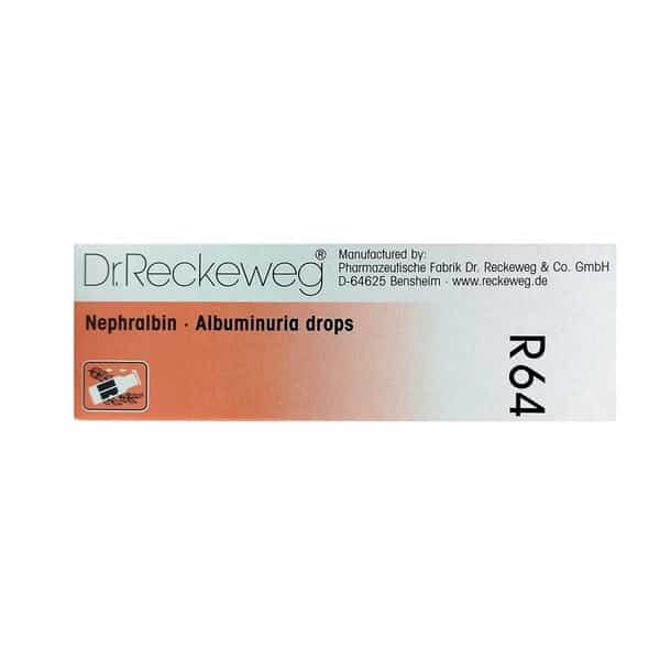 Dr. Reckeweg R 64 Excessive Protein In Urine Drops22 Ml