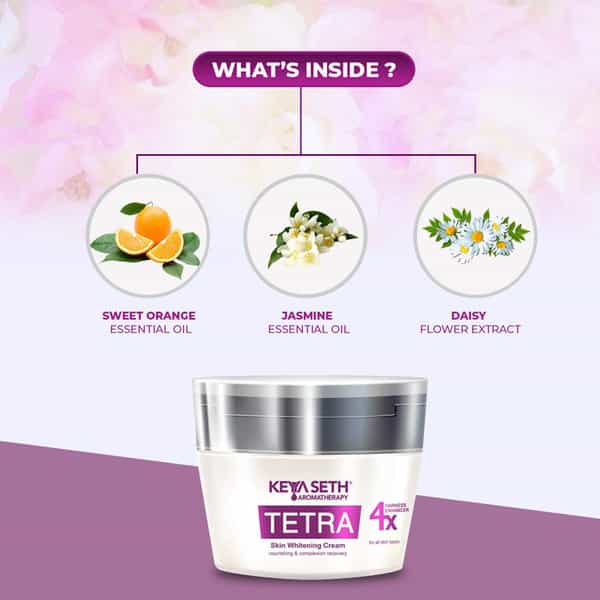 Keya Seth Aromatherapy Tetra Skin Whitening Night Cream- 15Gm
