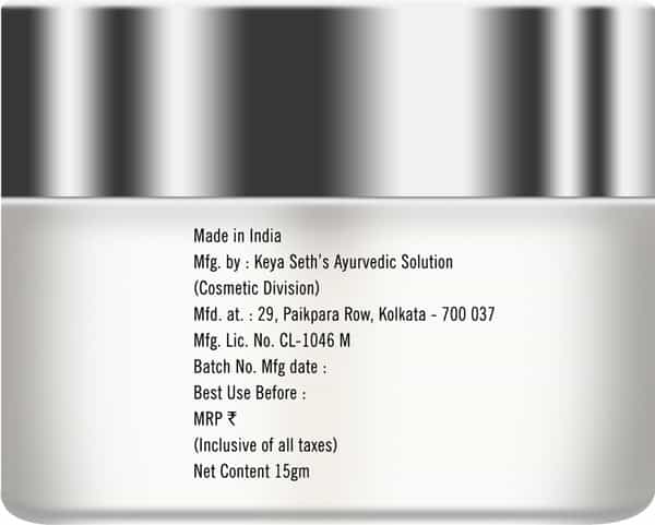 Keya Seth Aromatherapy Tetra Skin Whitening Night Cream- 15Gm