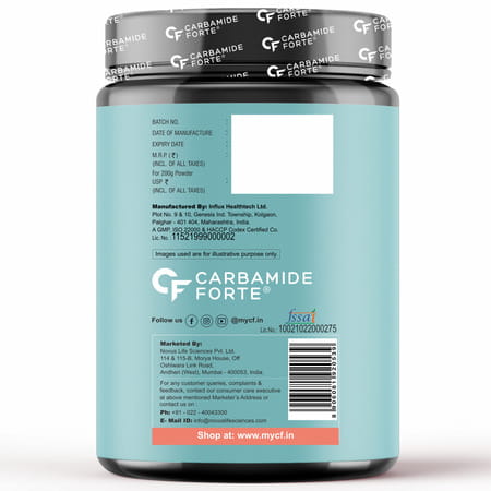 Carbamide Forte Marine Collagen Citrus Burst Flavour Powder Supplementjar 200 Gm