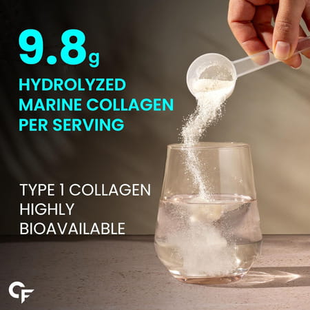 Carbamide Forte Marine Collagen Citrus Burst Flavour Powder Supplementjar 200 Gm