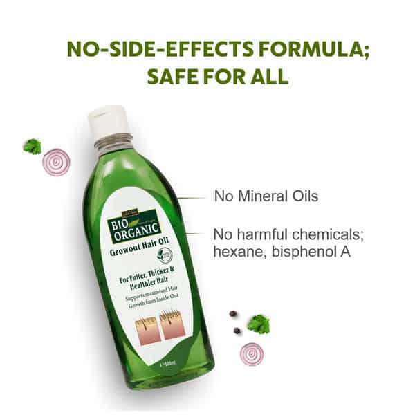 Indus Valley Bio Organic Growout Hair Oil-500Ml