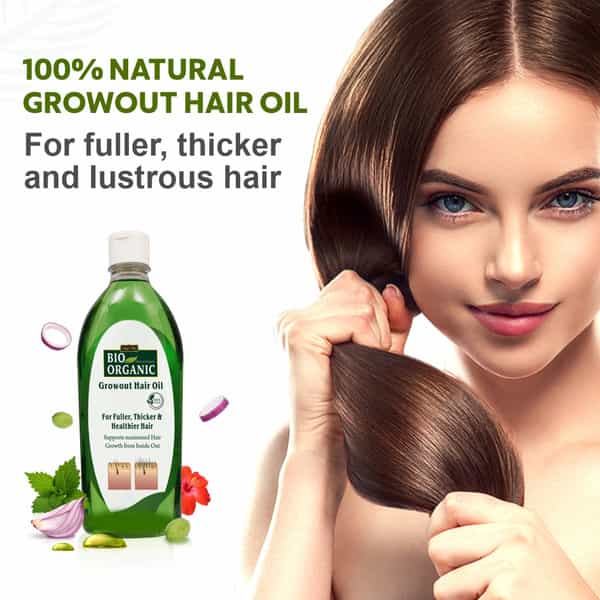 Indus Valley Bio Organic Growout Hair Oil-500Ml