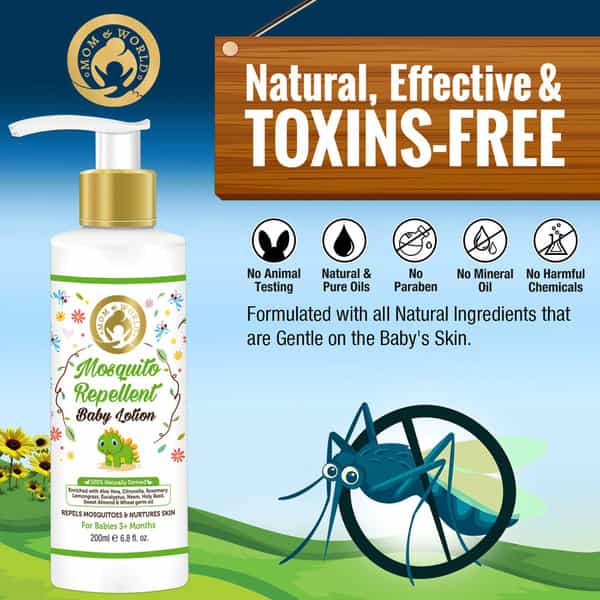 Mom & World Gentle Nourishing Care Diaper Rash Cream + Baby Shampoo + Baby Lotion