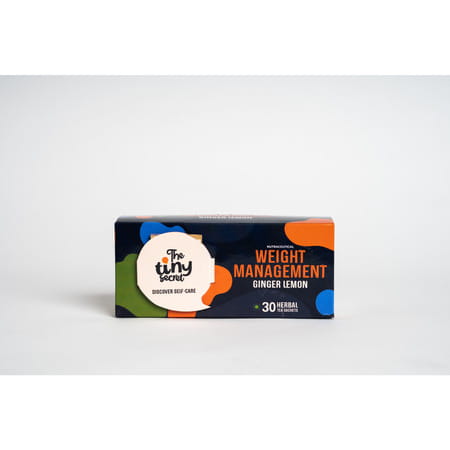 The Tiny Secret Tea Totaler Weight Management Tea Ginger Lemon Flavour ( 2g X 30 Sachet)