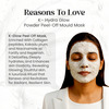 Conclude K - Hydra Glow Powder Peel-Off Mould Mask | Collagen Kakadu Plum & Ginseng | 15G+45Ml | 1Pc