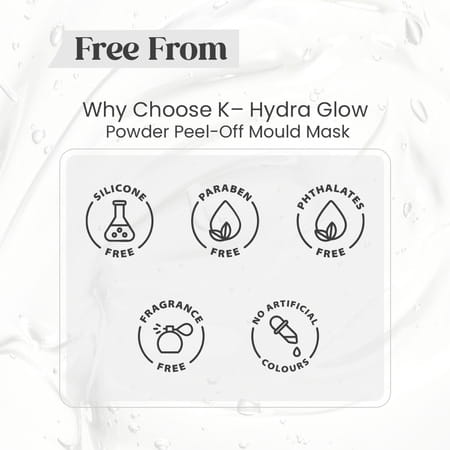 Conclude K - Hydra Glow Powder Peel-Off Mould Mask | Collagen Kakadu Plum & Ginseng | 15G+45Ml | 1Pc