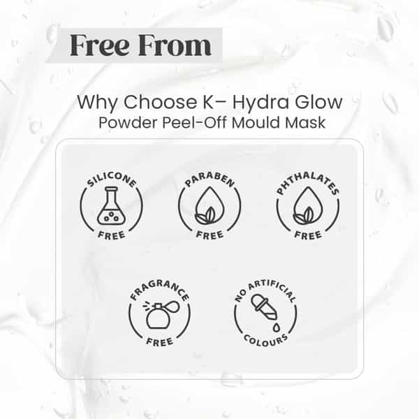 Conclude K - Hydra Glow Powder Peel-Off Mould Mask | Collagen Kakadu Plum & Ginseng | 15G+45Ml | 1Pc