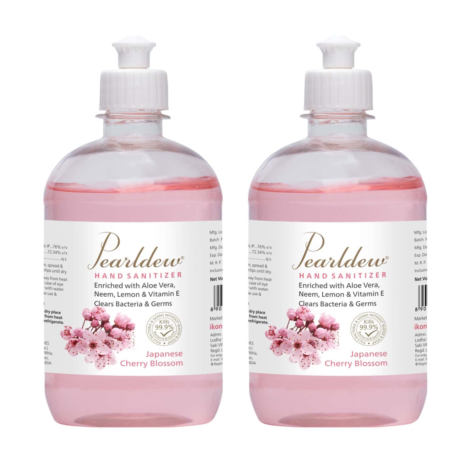 Buy PEARLDEW HAND SANITIZER GEL (JAPANESE CHERRY BLOSSOM) 500 ML Online