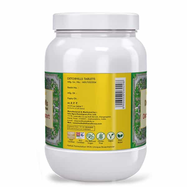 Herbal Hills Detoxhills - Value Pack 900 Tablets - Pack Of 2