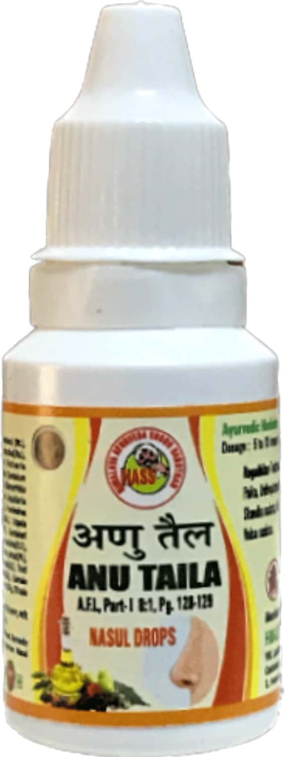 Hass Anu Taila/ Oil/ Tel/ Thailam 15 Ml Each X 6 With Nasal Drop