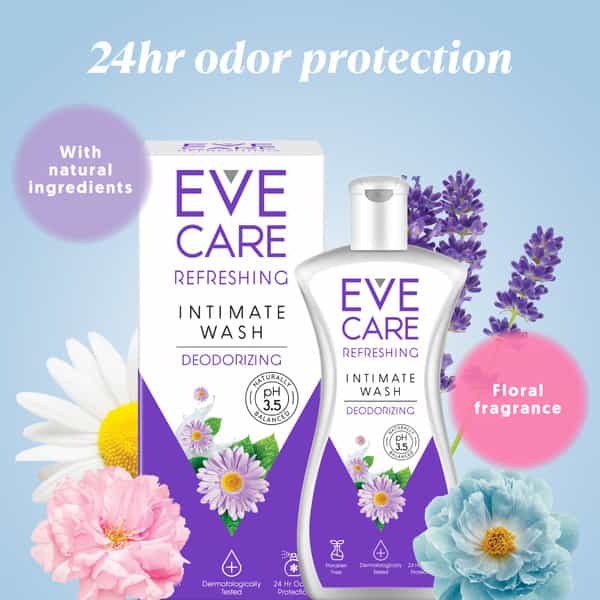 Evecare Refreshing Intimate Wash For Women - 200Ml
