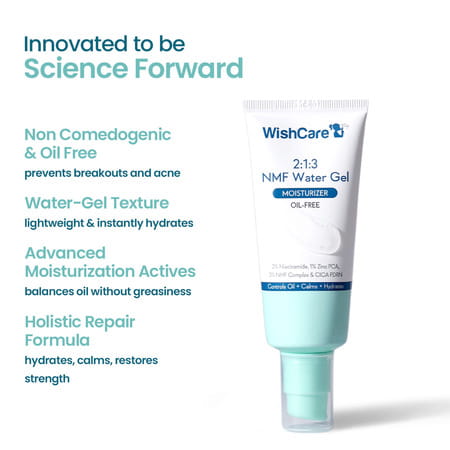 Wishcare Niacinamide Water Gel Moisturizer - Oily & Combination Skin - 50Ml