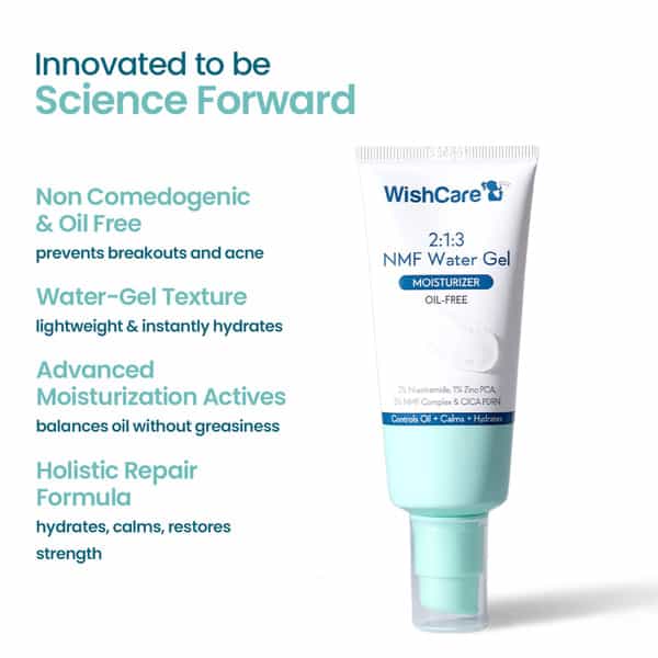 Wishcare Niacinamide Water Gel Moisturizer - Oily & Combination Skin - 50Ml